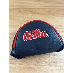 NCAA Ole Miss Rebels Mallet Putter Cover Blue And Red University Of Mississippi